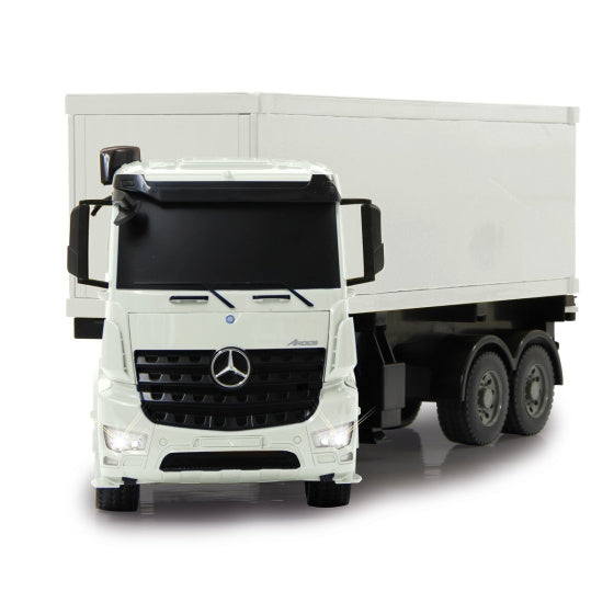 Jamara RC Mercedes-Benz Arocs Container Camion 2.4 Ghz wäiss 1:20