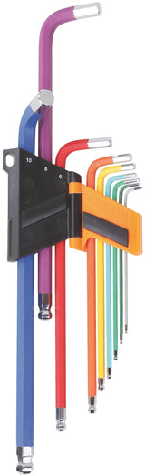 Beta Stift Keys Set 9-dílná Allen Right Hight Long