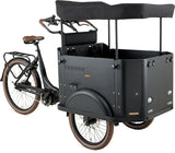 Keewee Cargo Bike 20 cali 54 cm unisex 8V hydrauliczny hamulec tarczowy matowy czarny czarny
