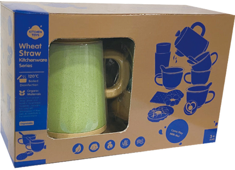 Kitchen toys theeservies met lekkernijen speelset gerecycled