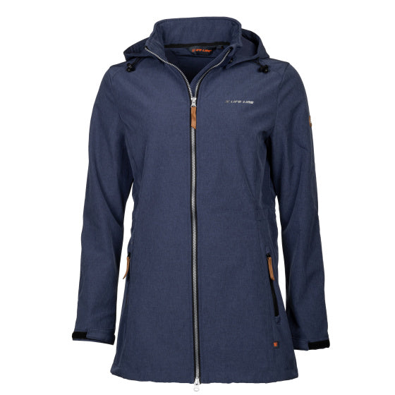 Life Line Kya Softshell Parka Ladies Dark Blue Size 4XL