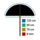 Linkstar Flitparaplu Softbox Reflection URF-102R 120 cm