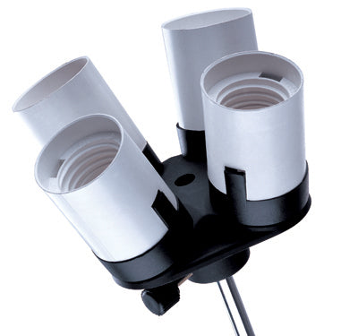 Linkstar-Lampenhalter LH-4HU für 4 Lampen + Regenschirmhalter