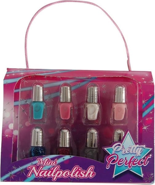 Bongers Toy nail polish just and with glitter, pretty perfect 8 pieces