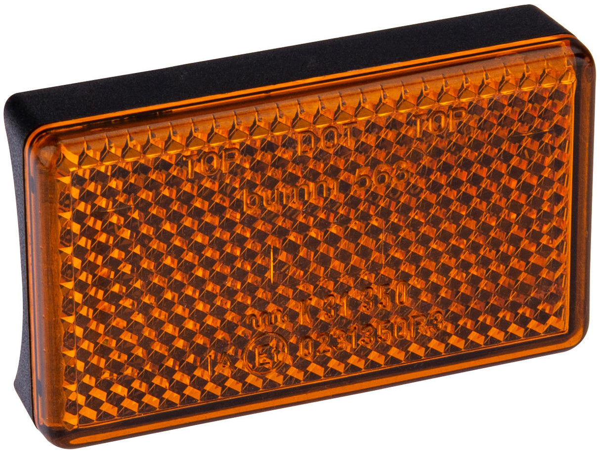 Busch Muller Bumm Reflector Rectangle Self -Adhesive Orange Bicycle Tube