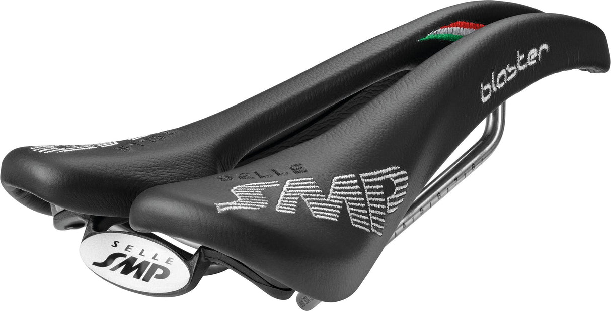 Selle SMP SMP Saddle Pro Blaster sort med rustfrit stålbane