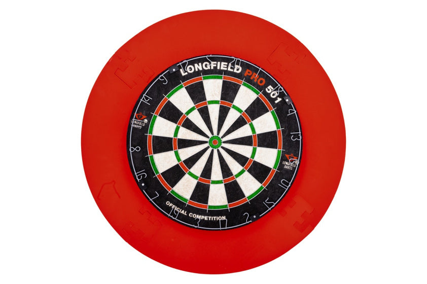 Turnir Longfield Darts Dartboard z dodatki rdeči 8-deli