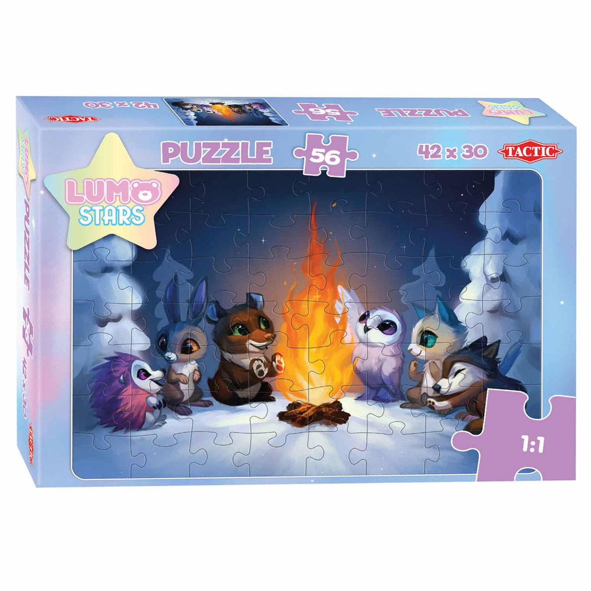 Lumo Stars Puzzle - par le feu, 56st.