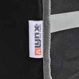 Sac à vélo double polyester 32l gris noir