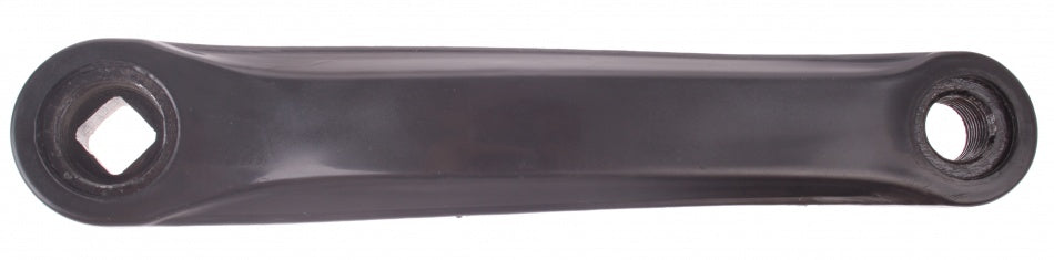 M-vlnová klika s krycí ocelí 170 mm vlevo černá