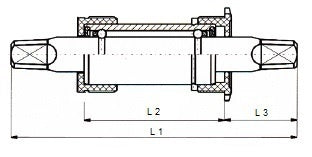 Bracket spodního spodního konzoly 127,5 x 27,5 mm černá