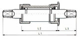 Bracket spodního spodního konzoly 127,5 x 27,5 mm černá