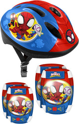 Marvel Spidey 5-teiliger Skateschutz 50-56 cm Rotblau Größe s