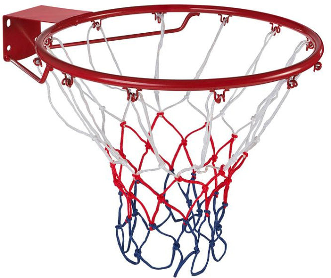 Midwest Basketball Ring + Net 45 cm rosso