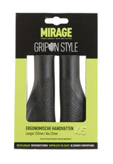 MANEJES DE LA BICURA MIRAGIA - ergonómico, negro, 132 mm