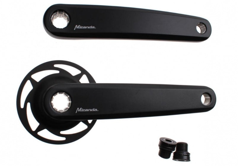 Miranda E-Bike Cranket Bosch 2 Isis Delta 170 mm noir + R-Ring 857720