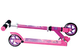 Muuwmi 2-Rad Kinderestp flappbare Foussbrems rosa Purple