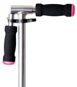 Muuwmi 2-Rad Kinderestp flappbare Foussbrems rosa Purple