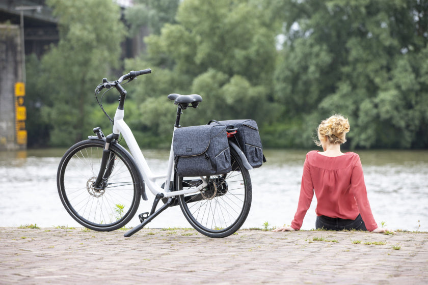 Mondi Joy Double Bicycle Sac - Eau - Polyester-Réplent - Black - 38L