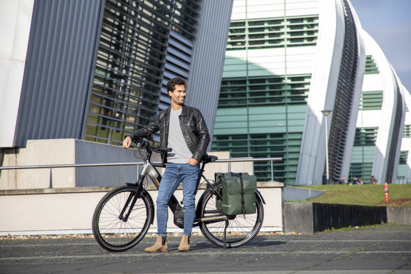Sac à vélo Odense - Sac à dos double dur et spacieux pour les vélos électriques - vert