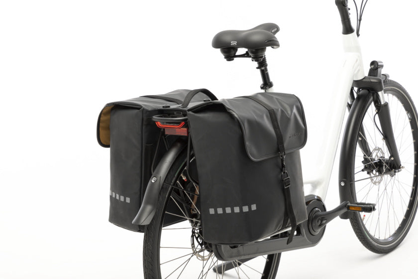 Ny looxs Odense 224,501mik sort dobbelt cykelpose