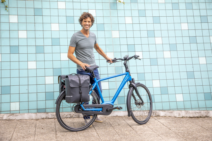 Ny looxs Odense 224,501mik sort dobbelt cykelpose