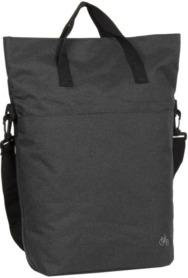 Bike Tropfen Käufer Fahrradbeutel mit Schulterstamm Nylon 12L Schwarz