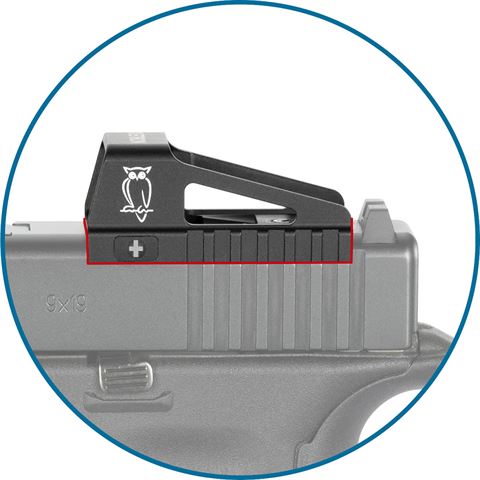Noblex E-Optics Noblex Red Dot NV 1x23 OS per GLOCK MOS (4,0 MOA)