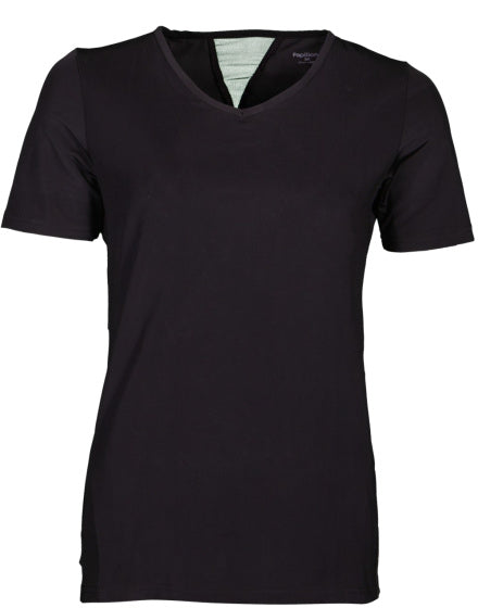 Papillon Fitness Shirt S SL V-hals Ladies Black Størrelse XXL
