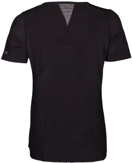 Papillon Fitness Shirt S SL V-hals Ladies Black Størrelse XXL