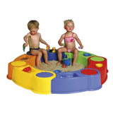 Paradiso Toys Colombus sandbox with water compartments 141 cm