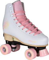 Playlife Verstellbare Rollschuhn -Skates Junior Weißrosa Größe 35 38