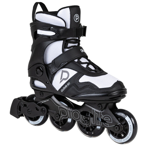 Playlife Cloud Fitness Inline Skates 82A sort hvid størrelse 44