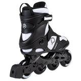 Playlife Cloud Fitness Inline Skates 82A sort hvid størrelse 38