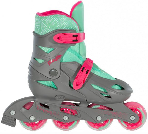 PlayLife Inline Skates Riddler Hardboot 82a siva velikost 35-38