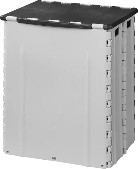 Proplus waste bin foldable 35 liters 25 x 31 x 38 cm gray black