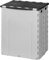 Proplus waste bin foldable 35 liters 25 x 31 x 38 cm gray black