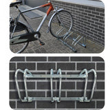 Sykkelstativ for tre sykler