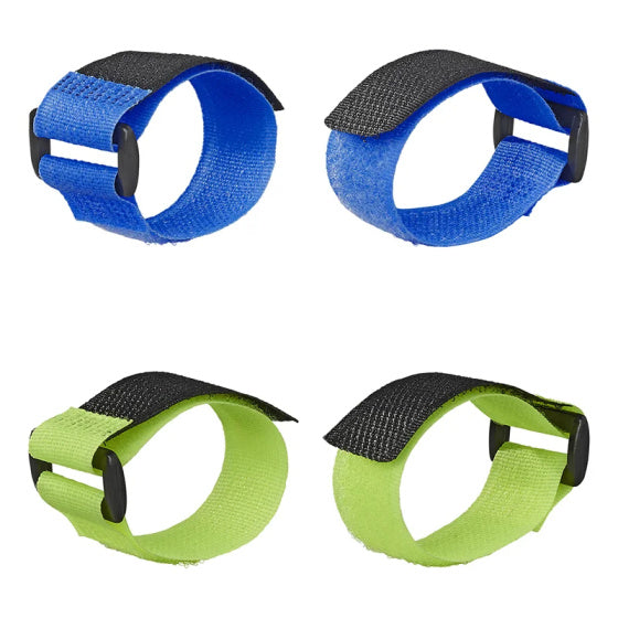Proplus Cable attache Velcro 8 pièces vert bleu