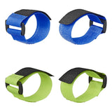 Proplus Cable attache Velcro 8 pièces vert bleu
