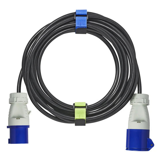 Proplus Cable attache Velcro 8 pièces vert bleu