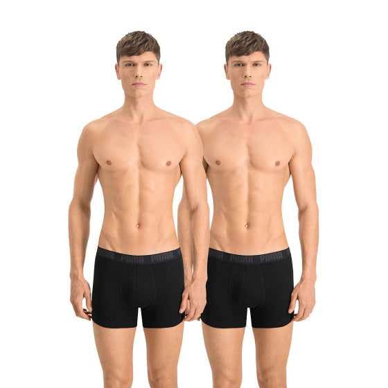 Puma Basic Boxer Short Men (pacchetto di 2) Black Size M