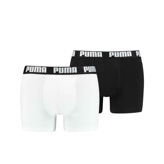 Puma Basic Boxer Short Men (Pack of 2) Black White size L