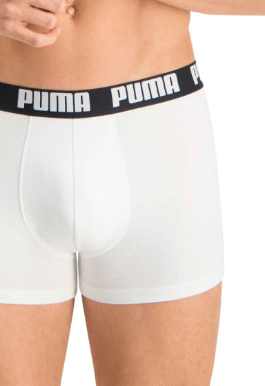 Puma Basic Boxer Short Men (Pack of 2) Black White Size XL