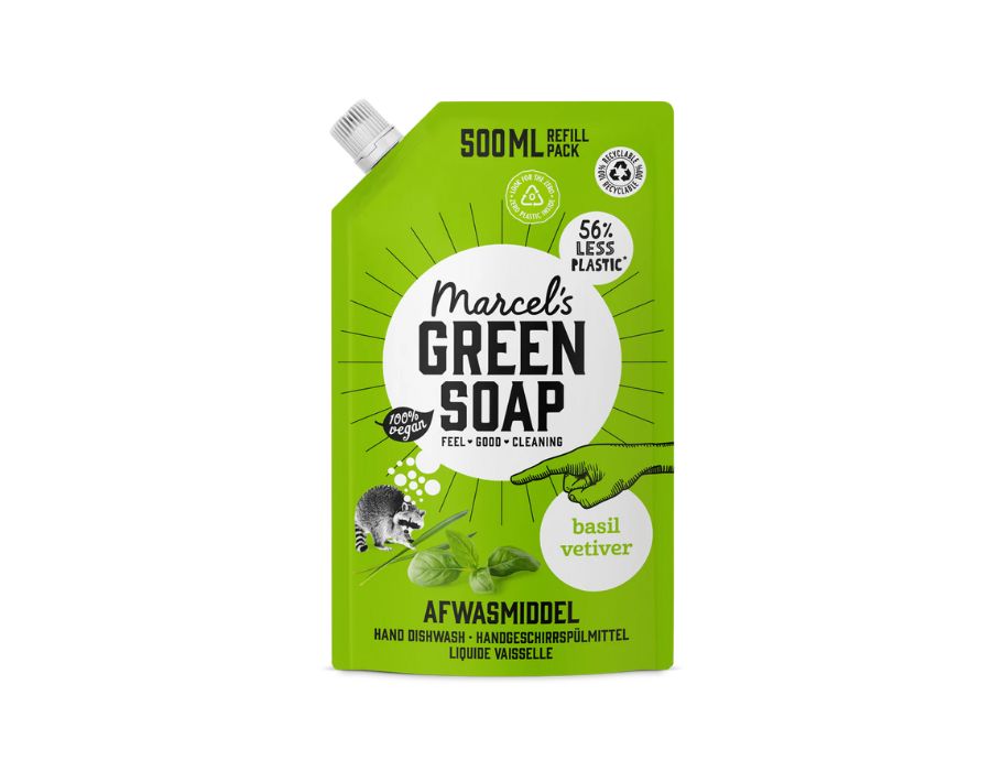Marcels Green Soap Recibill Lavaggio di basilico superiore Vetiver 500 ml