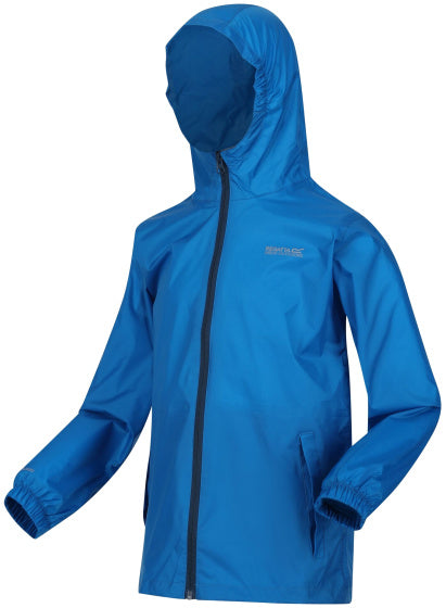 Regatta Pack It III regenjas jongens blauw maat 15-16 jaar