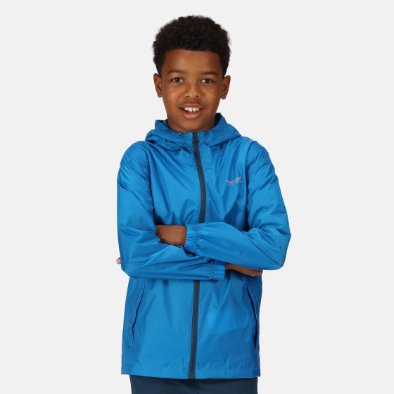 Regatta Pack It III regenjas jongens blauw maat 15-16 jaar