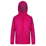 Regatta Pack It III Raincoat Girls Pink Størrelse 7-8 år