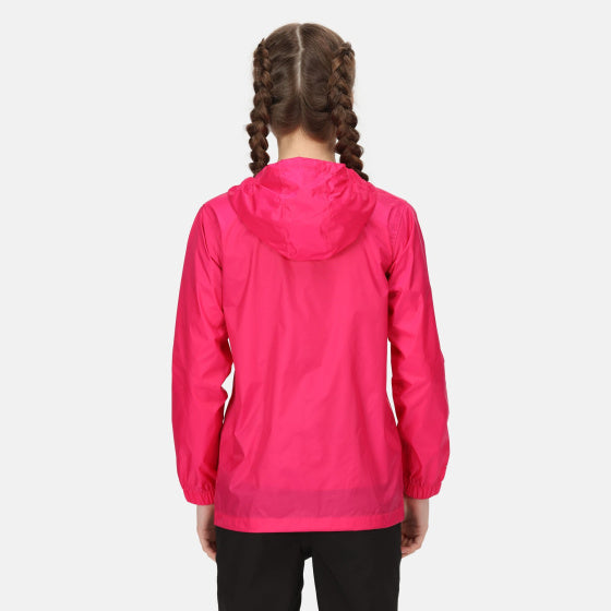 Regatta Pack It III Raincoat Girls Růžová velikost 11-12 let