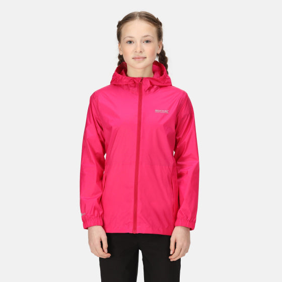 Regatta Pack It III Raincoat Girls Růžová velikost 11-12 let